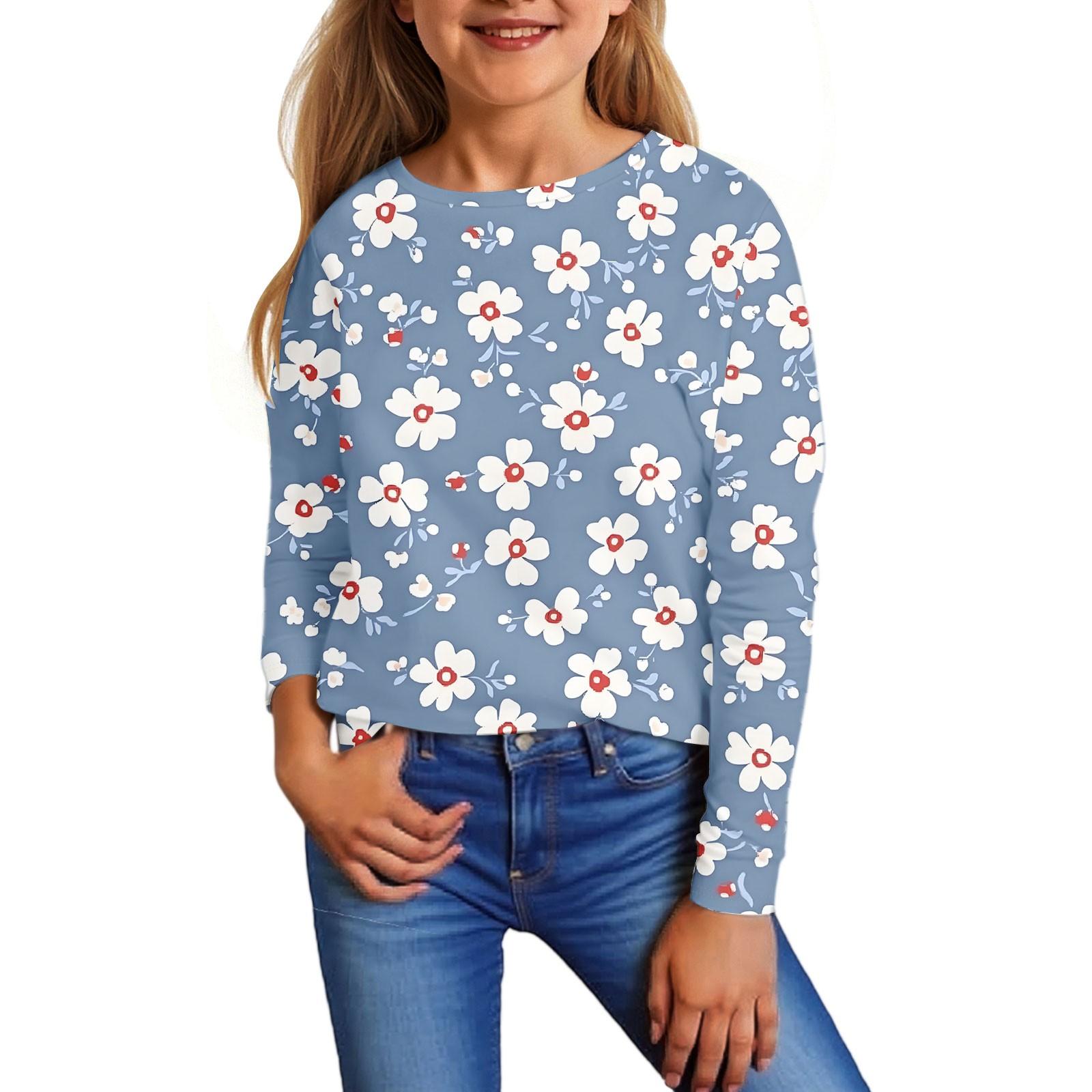 Children s Long Sleeve Tops Casual Print T Shirt Round Neck Pullover Blouse 110 синій
Children s Long Sleeve Tops Casual Print T Shirt Round Neck Pullover Blouse 110 синій
