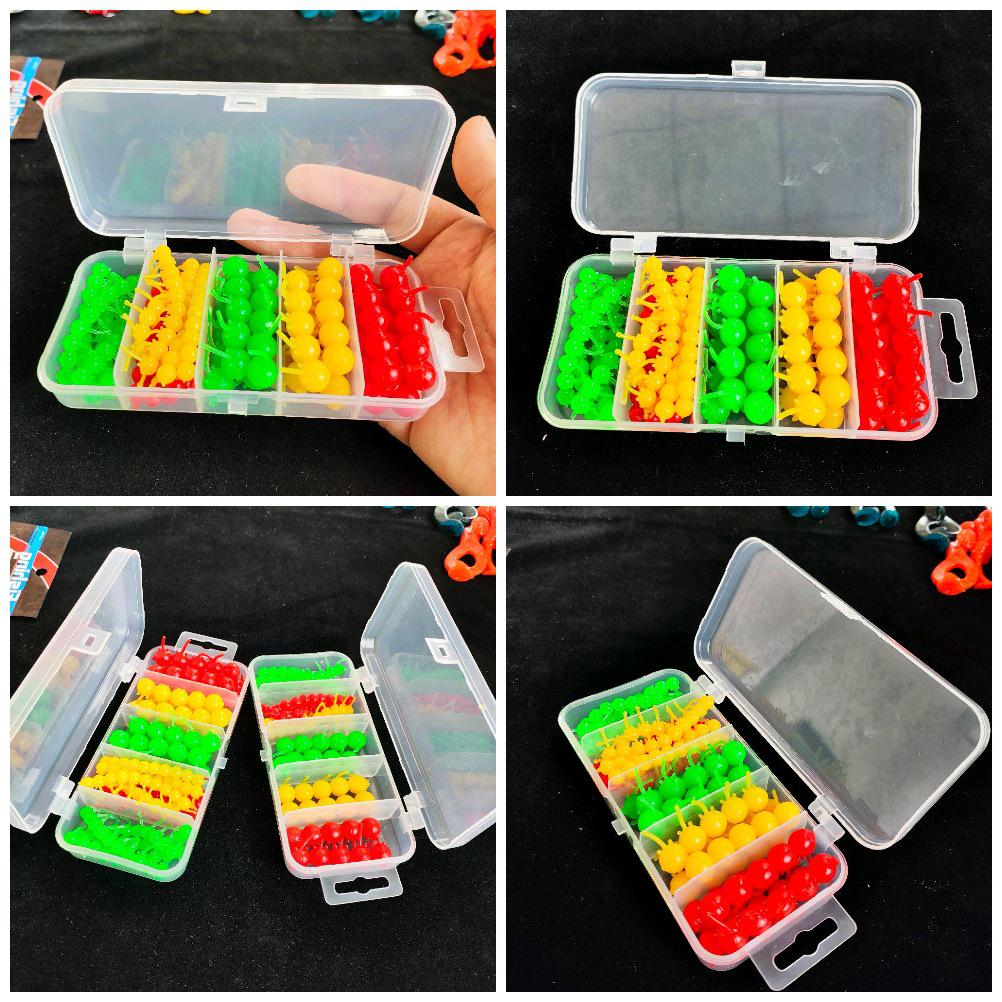 3-Color Soft Bead Lure Set: 90/180 pcs with Tail String and Ball Gift Box - Shandong Weihai 90 Pieces Gift Box (4mm + 6mm + 10mm)
3-Color Soft Bead Lure Set: 90/180 pcs with Tail String and Ball Gift Box - Shandong Weihai 90 Pieces Gift Box (4mm + 6mm + 10mm)