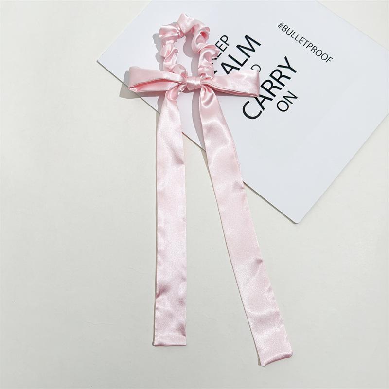 Solid Color Satin Long Ribbon Scrunchies Smooth Flowy Hair Ties Women Elegant Ponytail Holder Everyday Styling Accessories Light Pink
Solid Color Satin Long Ribbon Scrunchies Smooth Flowy Hair Ties Women Elegant Ponytail Holder Everyday Styling Accessories Light Pink