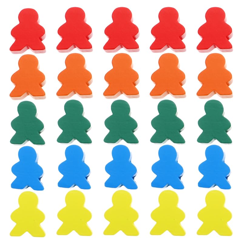 Set of 50 Colorful Wooden Chess Pieces in and Blue for Board Kids and and Tabletop Decor Red, Orange, Yellow, Green, Games, Adults,
Set of 50 Colorful Wooden Chess Pieces in and Blue for Board Kids and and Tabletop Decor Red, Orange, Yellow, Green, Games, Adults,