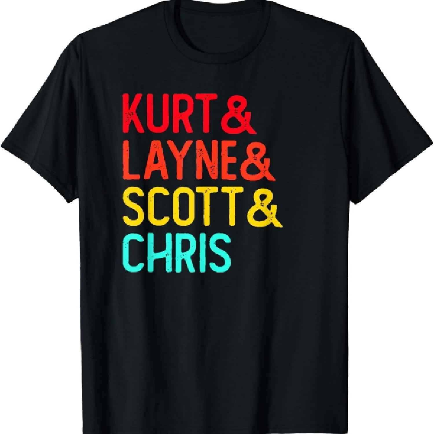 Kurt & Layne & Scott & Chris Grunge Distressed Font T-Shirt XXXXXL чёрный
Kurt & Layne & Scott & Chris Grunge Distressed Font T-Shirt XXXXXL чёрный