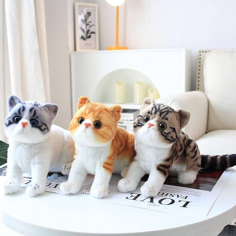 Orange Cat American Shorthair Plush Toy Like Real Cute Little Kitten Colorful Cats Doll Striped Sweet Peluche Children Present 26cm
Orange Cat American Shorthair Plush Toy Like Real Cute Little Kitten Colorful Cats Doll Striped Sweet Peluche Children Present 26cm