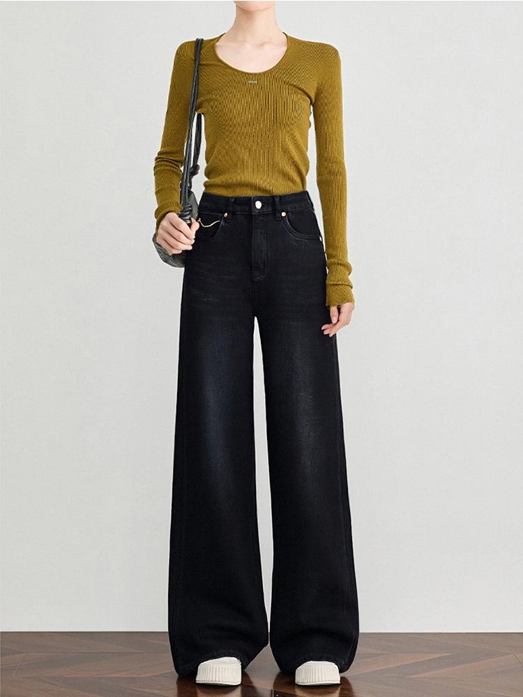 Classic Black Slim Wide-Leg Pants - Versatile Autumn/Winter Outfit, Effortlessly Slimming Extra Small
Classic Black Slim Wide-Leg Pants - Versatile Autumn/Winter Outfit, Effortlessly Slimming Extra Small