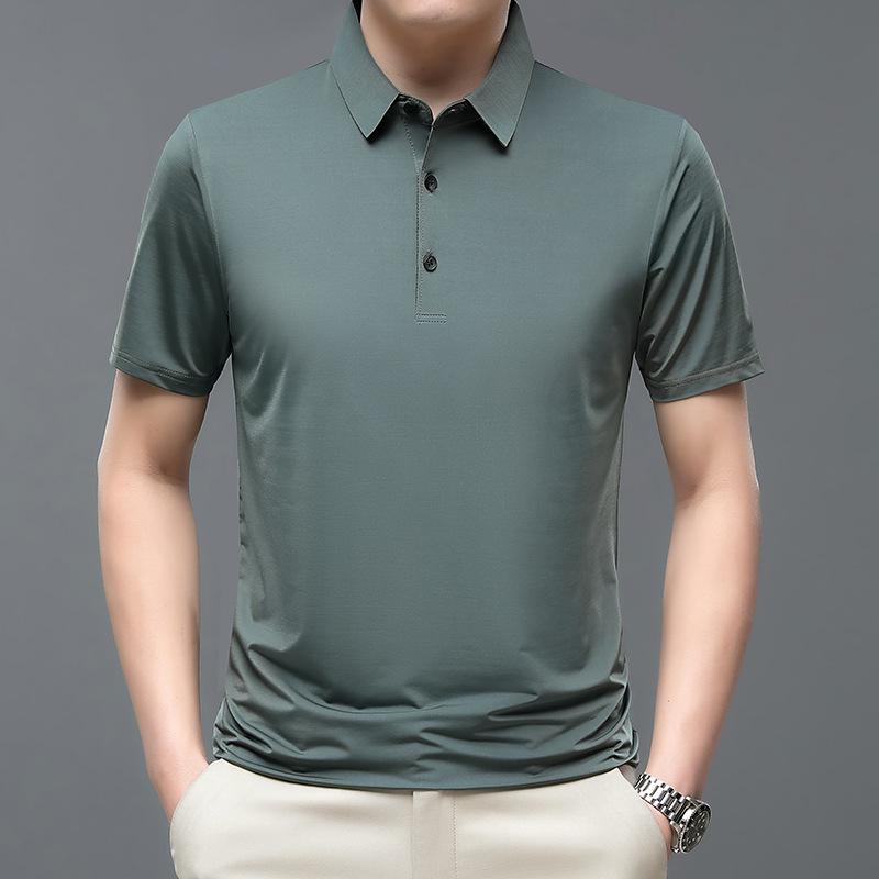 Men s Summer Ice Silk Quick-Dry Polo Shirt - Short Sleeve, Solid Color, Casual Business Style XL серый
Men s Summer Ice Silk Quick-Dry Polo Shirt - Short Sleeve, Solid Color, Casual Business Style XL серый
