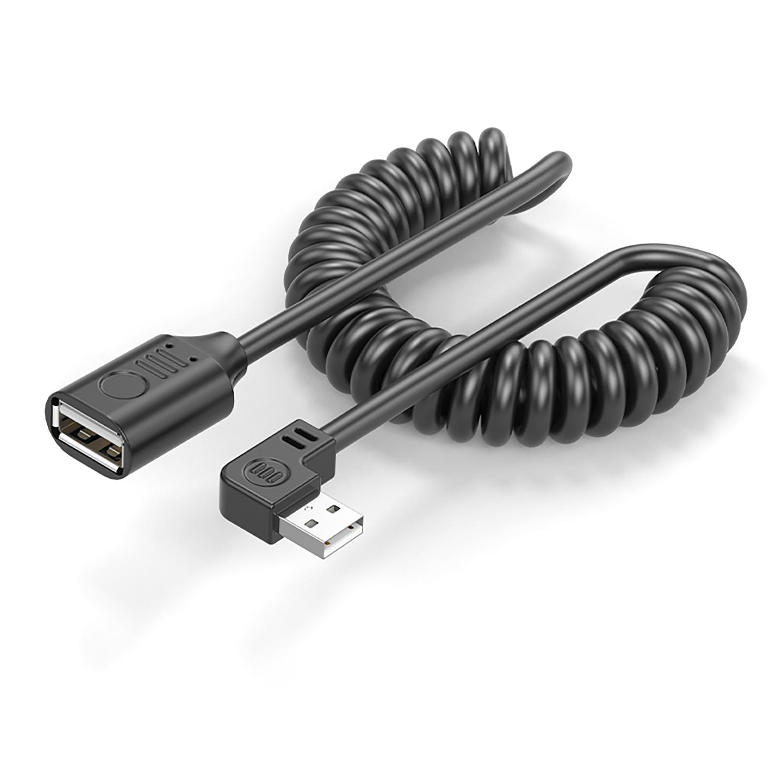 Spring Cable USB 2.0 Male to USB 2.0 Female Charging Cable Retractable USB2.0 Data Transmission Cord for Mouse Keyboard left-100
Spring Cable USB 2.0 Male to USB 2.0 Female Charging Cable Retractable USB2.0 Data Transmission Cord for Mouse Keyboard left-100