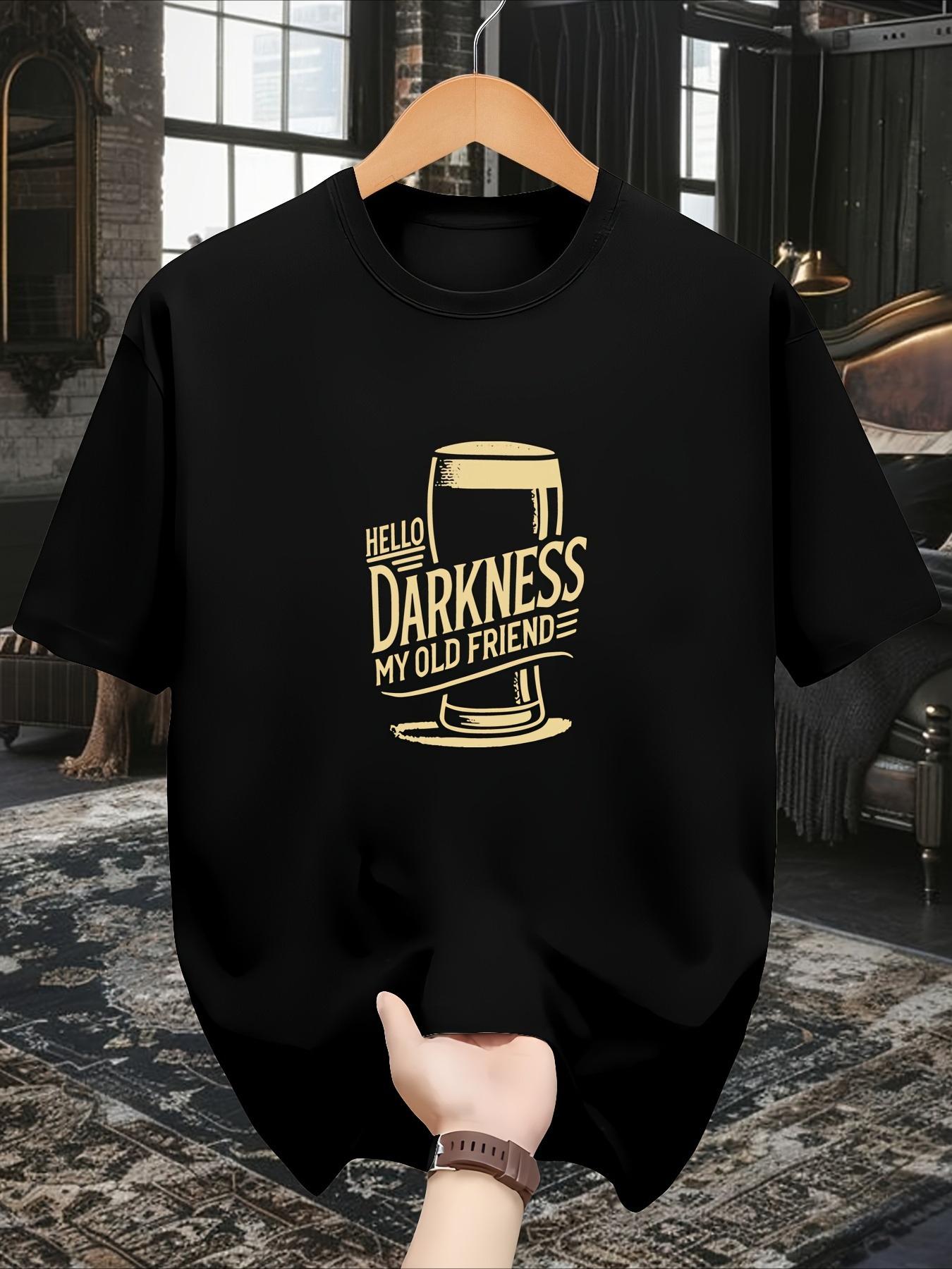 Mens Streetwear Vintage Hello Darkness My Old Friend T Shirt Cotton Tee Women Oversized Harajuku Gift Ironic Humor Loose Tops S
Mens Streetwear Vintage Hello Darkness My Old Friend T Shirt Cotton Tee Women Oversized Harajuku Gift Ironic Humor Loose Tops S
