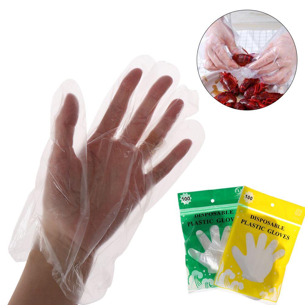 Hygiene Vegetable Fruit Kitchen Catering Avoid Direct Touch Disposable Gloves Plastic Clear 100pcs
Hygiene Vegetable Fruit Kitchen Catering Avoid Direct Touch Disposable Gloves Plastic Clear 100pcs