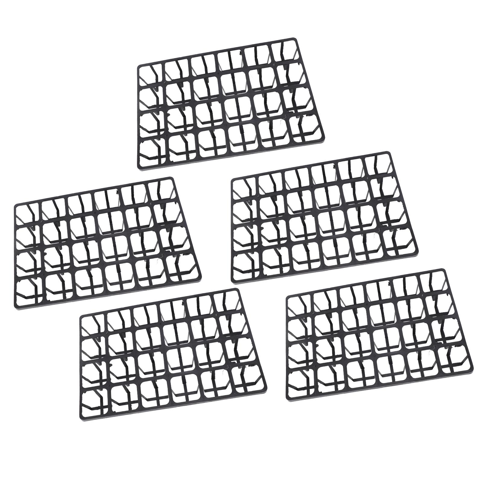 5PCS Nursery Pot Tray with 24 Cells Plant Pot Carrying Tray Plastic 24 Cells Square Flowerpot Carrier Tray for Gardening
5PCS Nursery Pot Tray with 24 Cells Plant Pot Carrying Tray Plastic 24 Cells Square Flowerpot Carrier Tray for Gardening