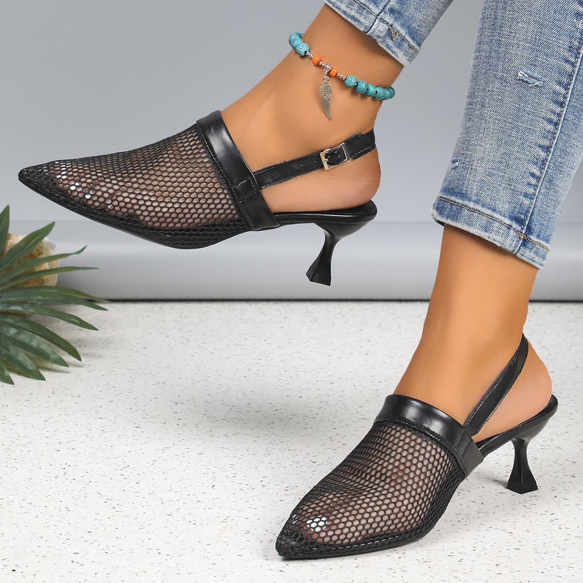 Women Sandals Hollow Breathable Fashion Women Sandals Sexy Pointed Toe Slingback Sandals New Comfortable Mid High Heels Women 35 бежевый
Women Sandals Hollow Breathable Fashion Women Sandals Sexy Pointed Toe Slingback Sandals New Comfortable Mid High Heels Women 35 бежевый