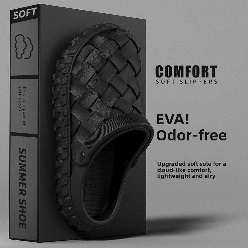 Мода 2025 Новые мужские уличные сандалии Мягкая подошва Противоскользящие Без запаха Пляжные с отверстиями Удобные Повседневные EVA Шлепанцы Низкий каблук Обувь 38-39 чёрный
Мода 2025 Новые мужские уличные сандалии Мягкая подошва Противоскользящие Без запаха Пляжные с отверстиями Удобные Повседневные EVA Шлепанцы Низкий каблук Обувь 38-39 чёрный