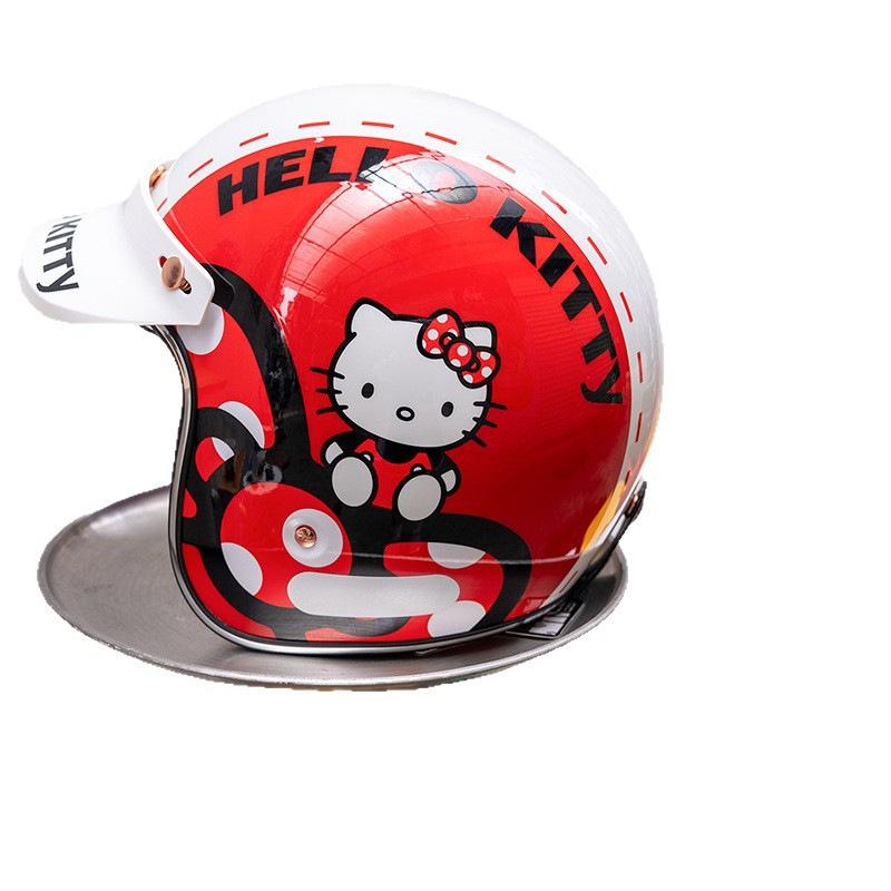 Maxca RT1 Retro Half Helmet with Magnetic Buckle, KT Cat & Mickey Design, Summer Motorcycle Scooter Helmet with Inner Visor S
Maxca RT1 Retro Half Helmet with Magnetic Buckle, KT Cat & Mickey Design, Summer Motorcycle Scooter Helmet with Inner Visor S