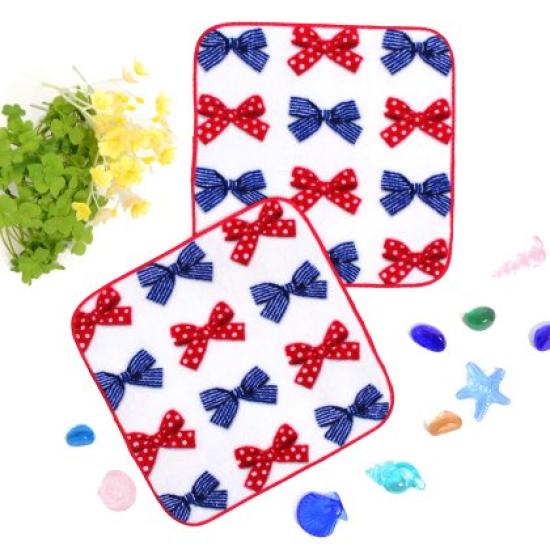COLORFUL CANDY STYLE Handkerchief Towel Set of 2 Same Pattern Imabari Polka Dot and Striped French Ribbon N8604120
COLORFUL CANDY STYLE Handkerchief Towel Set of 2 Same Pattern Imabari Polka Dot and Striped French Ribbon N8604120