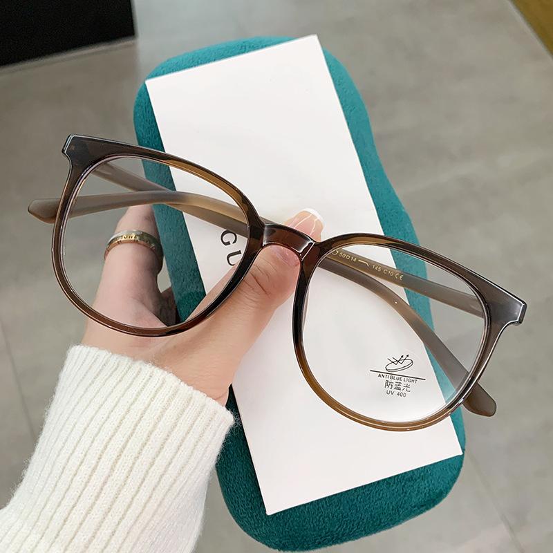 Brown Frame Glasses, Men S And Women S Tide Anti-Blue Light Glasses, Can Be Equipped With High-Degree Flat Glasses Tr1144
Brown Frame Glasses, Men S And Women S Tide Anti-Blue Light Glasses, Can Be Equipped With High-Degree Flat Glasses Tr1144