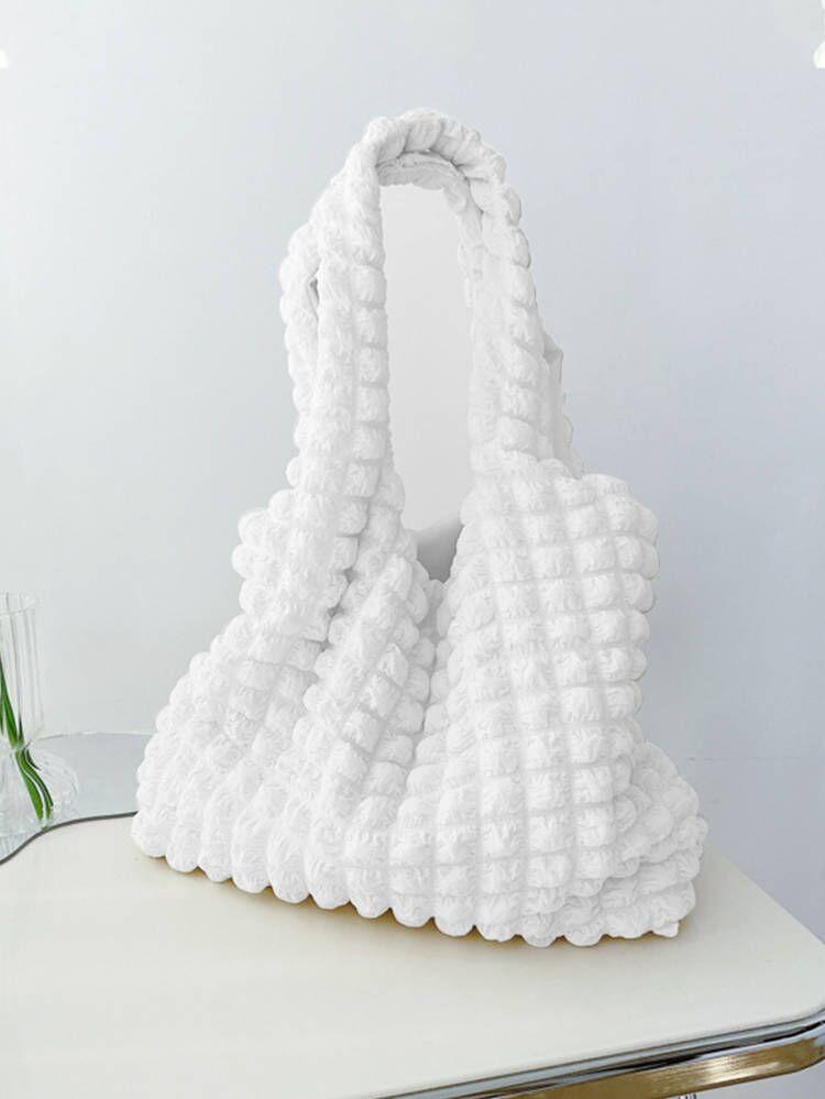 Summer Pleated Cloud Bag Female Candy Color Large Capacity Shoulder Bag Handbags Shopping Girls Pouch Tote Bolsas 44x11x32cm
Summer Pleated Cloud Bag Female Candy Color Large Capacity Shoulder Bag Handbags Shopping Girls Pouch Tote Bolsas 44x11x32cm