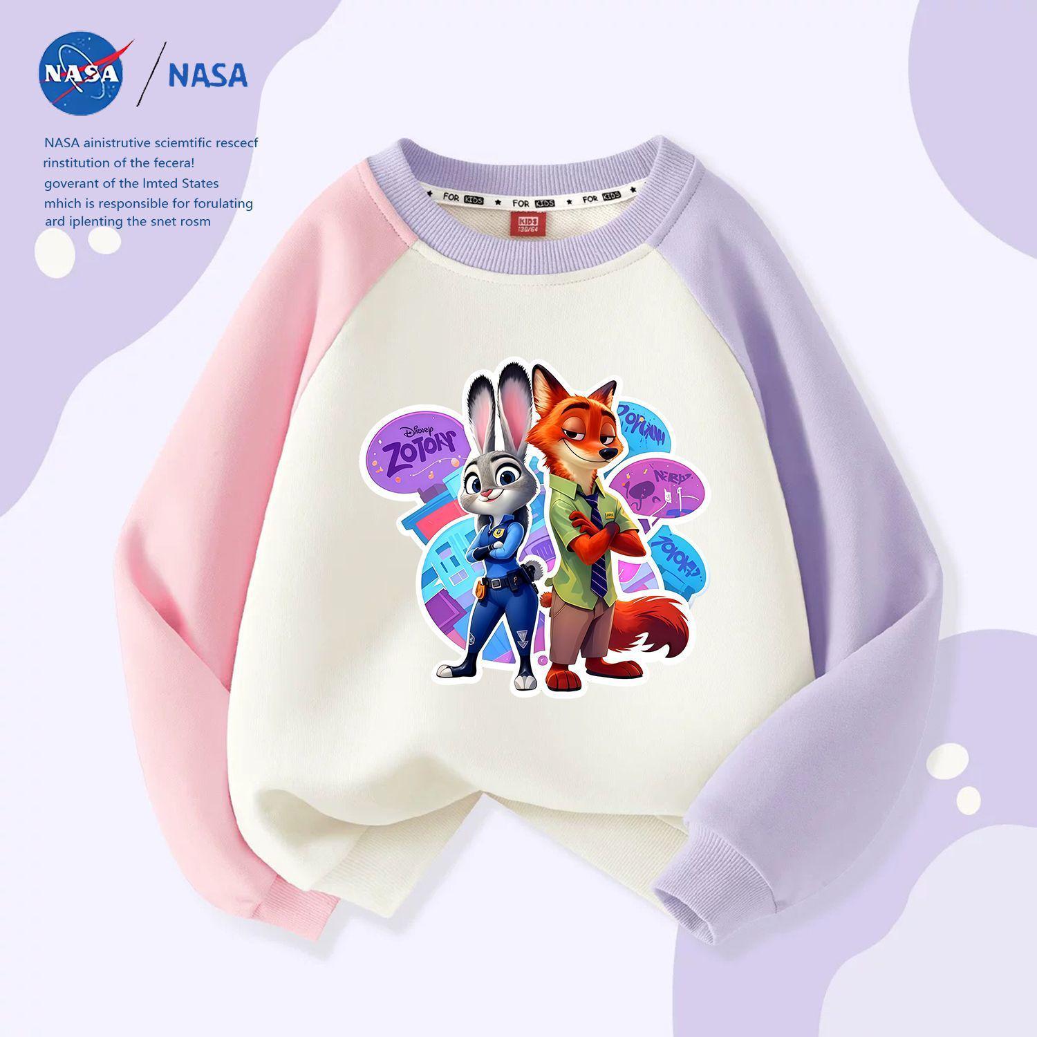 Милый худи NASA для детей с изображением кролика Джуди и лиса Ника - Осень/Зима, дизайн пэчворк Size 150 (56-68 lbs)
Милый худи NASA для детей с изображением кролика Джуди и лиса Ника - Осень/Зима, дизайн пэчворк Size 150 (56-68 lbs)