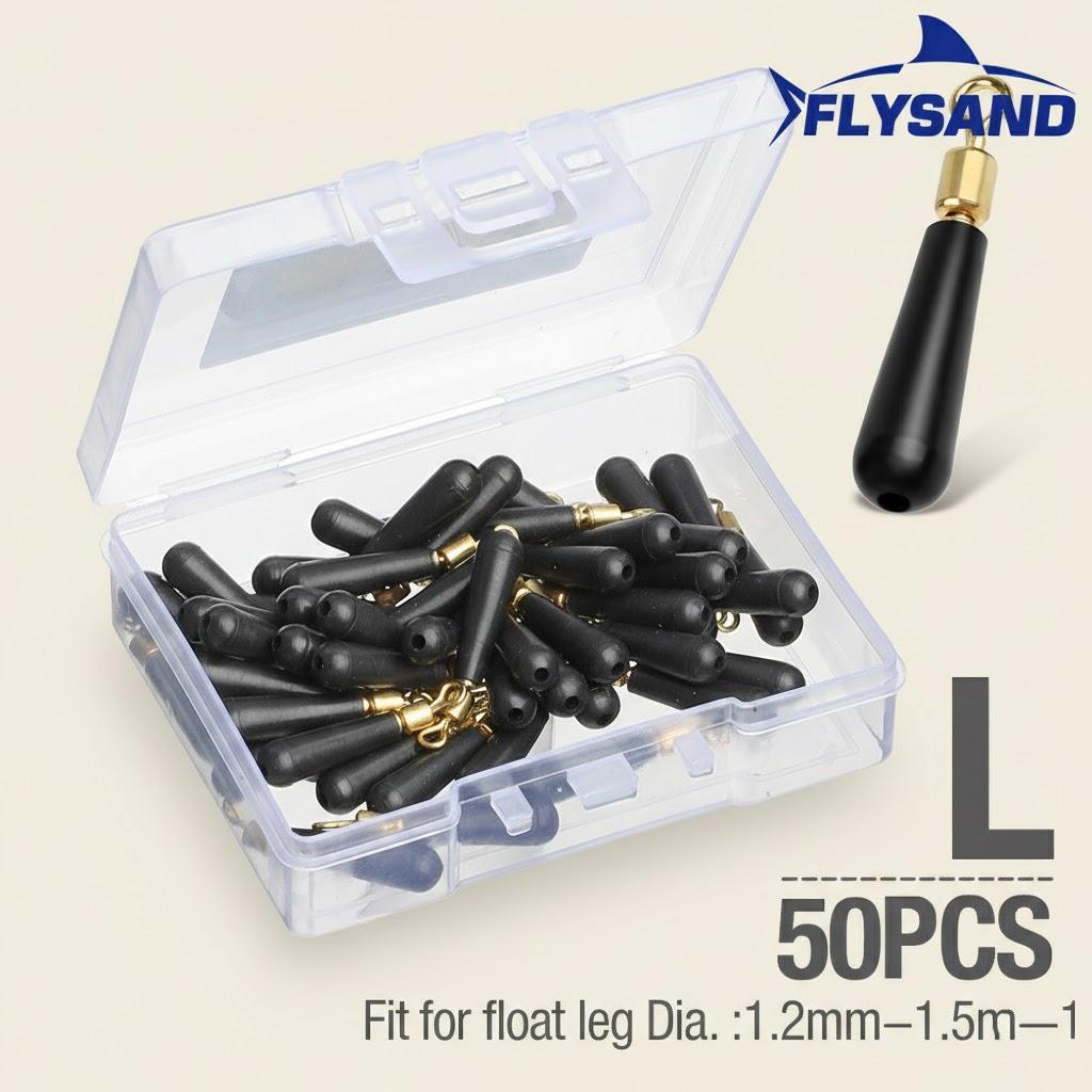 50Pcs High Visibility Copper Head Fishing Floats Rubber Bobber Buoy Drift Tackle Anglers Outdoor Fishing Tools
50Pcs High Visibility Copper Head Fishing Floats Rubber Bobber Buoy Drift Tackle Anglers Outdoor Fishing Tools