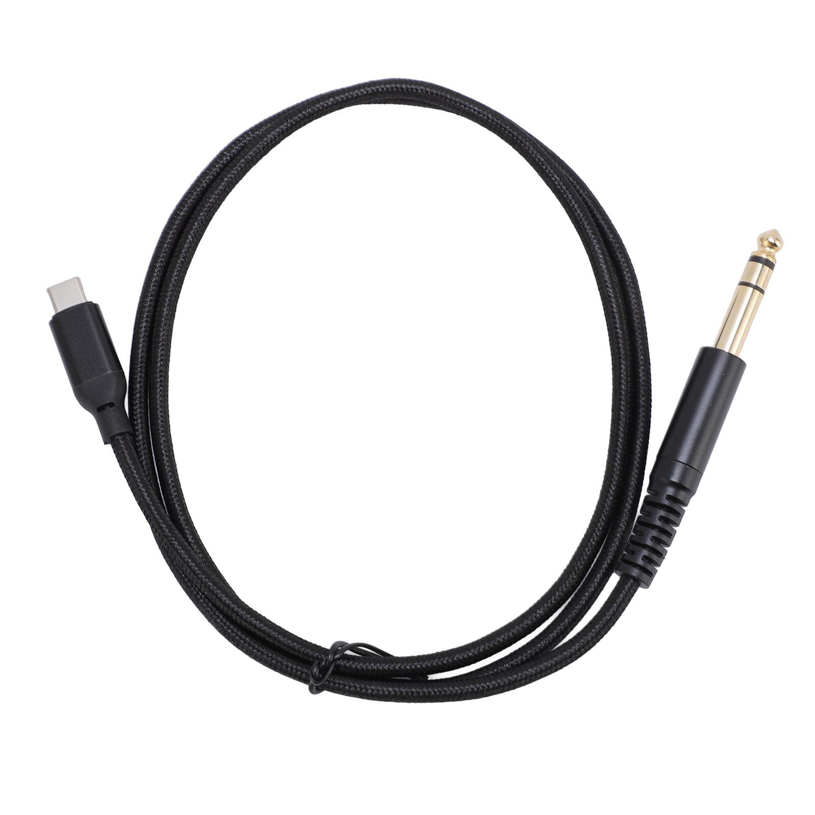 USB C to 6.35mm Male Cable Type C to 14 Inch Auxiliary Jack Stereo ble Adapter Cord for 1m / 3.3ft
USB C to 6.35mm Male Cable Type C to 14 Inch Auxiliary Jack Stereo ble Adapter Cord for 1m / 3.3ft