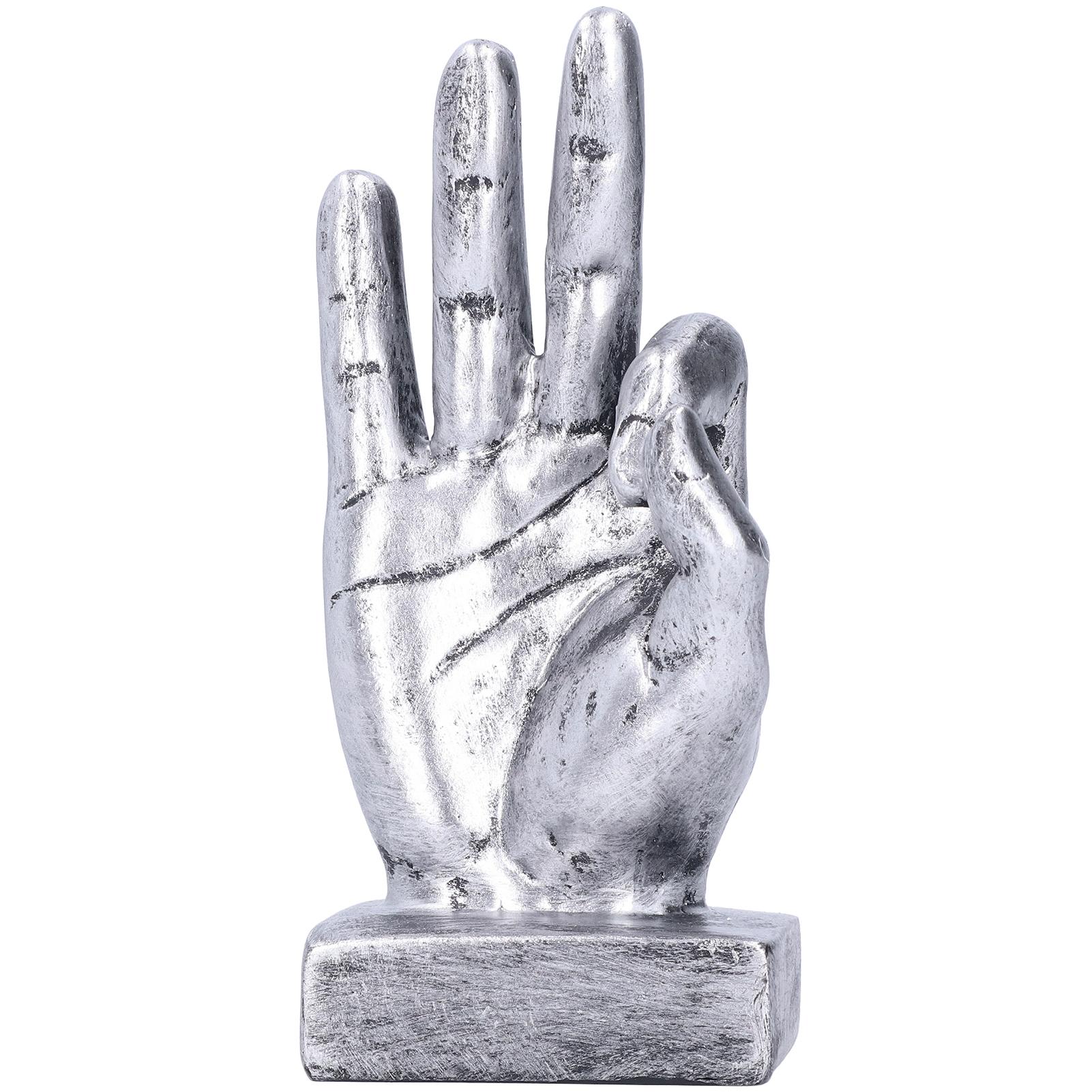Resin Finger Statue OK Gesture Sculpture Desktop Ornaments Home Retro DecorationSilver срібний
Resin Finger Statue OK Gesture Sculpture Desktop Ornaments Home Retro DecorationSilver срібний