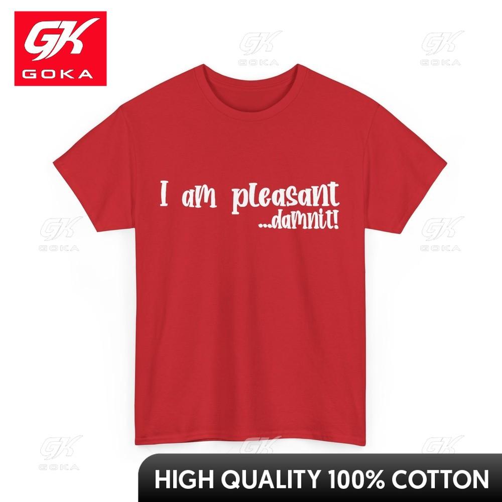 I Am Pleasant Damnit Festival Indie Understated Tshirts Inspired Sunny Laidback Graphic Tee Neutral Bright Inspired Tshirt S
I Am Pleasant Damnit Festival Indie Understated Tshirts Inspired Sunny Laidback Graphic Tee Neutral Bright Inspired Tshirt S