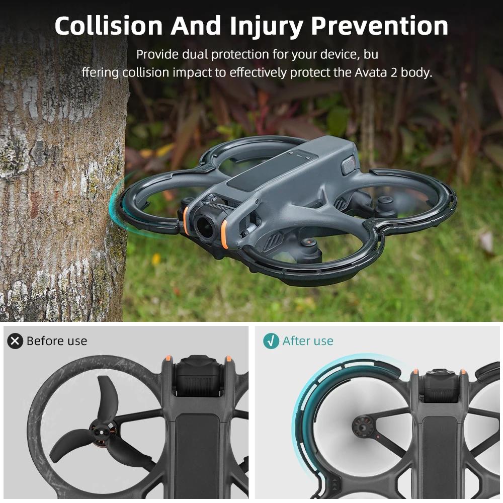 BRDRC Propeller Guard for DJI Avata 2 Propeller Protection Rings Anti-collision Impact Protectors Drone Lightweight Accessories
BRDRC Propeller Guard for DJI Avata 2 Propeller Protection Rings Anti-collision Impact Protectors Drone Lightweight Accessories