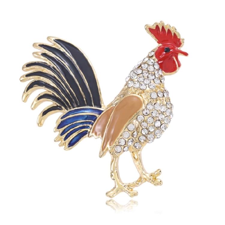 Fashion Alloy Rooster Brooch with Sparkling Crystals Eye Catching Animal Jewelry for Men and Women Perfect for Any Event 1
Fashion Alloy Rooster Brooch with Sparkling Crystals Eye Catching Animal Jewelry for Men and Women Perfect for Any Event 1