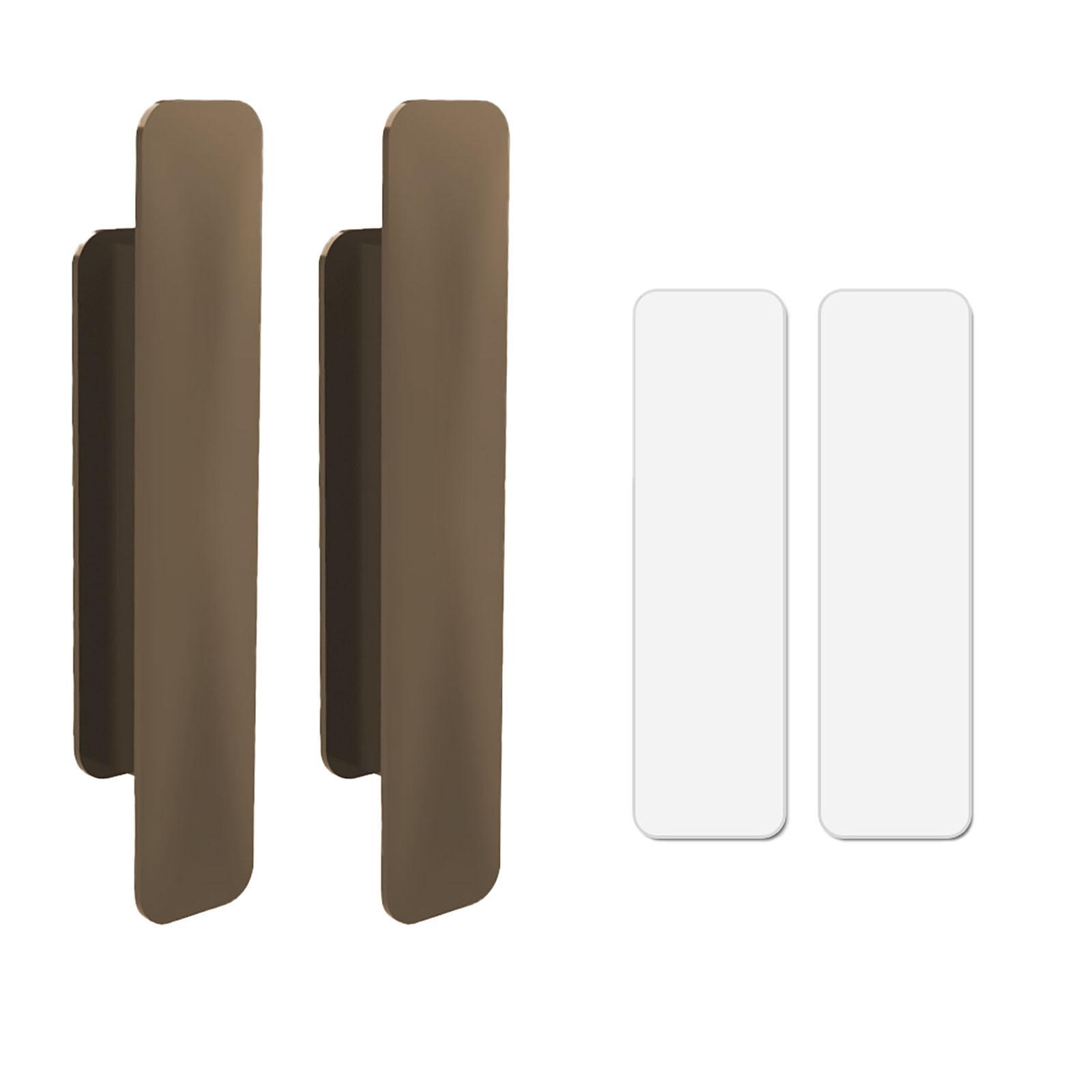 Sliding Door Handle Set with Self Adhesive Backing Rectangular Shape for Glass or Wooden Surfaces Pack of 2 Pairs One Size кавовий
Sliding Door Handle Set with Self Adhesive Backing Rectangular Shape for Glass or Wooden Surfaces Pack of 2 Pairs One Size кавовий