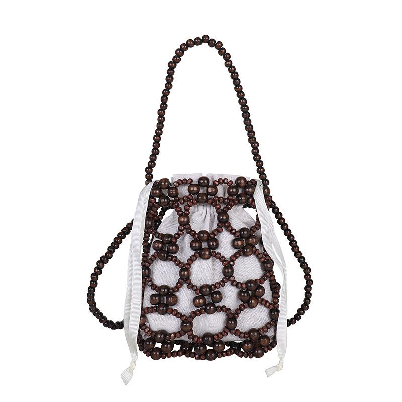 Fashion Luxury Pearl Beaded Bag Hollow Out Bohemia Woven Bead underarm Bag with Inner Bag Handmade Small Phone Pouch Shopping кофейный
Fashion Luxury Pearl Beaded Bag Hollow Out Bohemia Woven Bead underarm Bag with Inner Bag Handmade Small Phone Pouch Shopping кофейный