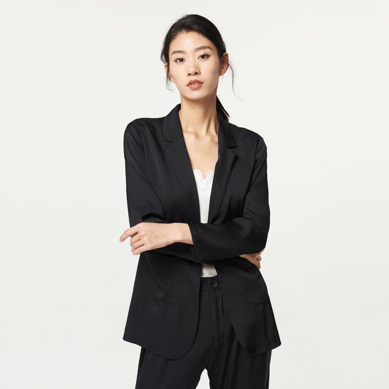 2025 Spring/Autumn Women s Heavyweight Mulberry Silk Two-Piece Black Blazer with Long Sleeves X-Large
2025 Spring/Autumn Women s Heavyweight Mulberry Silk Two-Piece Black Blazer with Long Sleeves X-Large