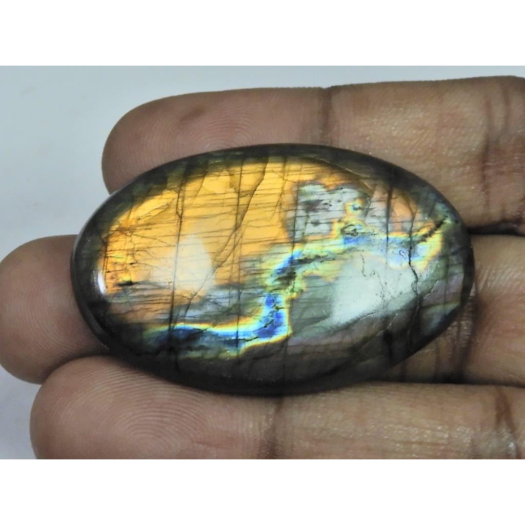 27X45X06MM Natural Purple Labradorite Spectrolite Oval Loose Gemstone 83Cts. D-405
27X45X06MM Natural Purple Labradorite Spectrolite Oval Loose Gemstone 83Cts. D-405