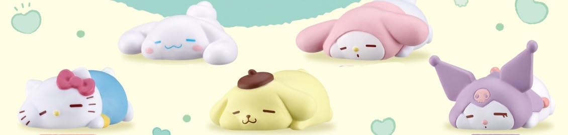 Набор гача-фигурок Sanrio Characters в стиле Funymaru, Микс, 5, 
Набор гача-фигурок Sanrio Characters в стиле Funymaru, Микс, 5,