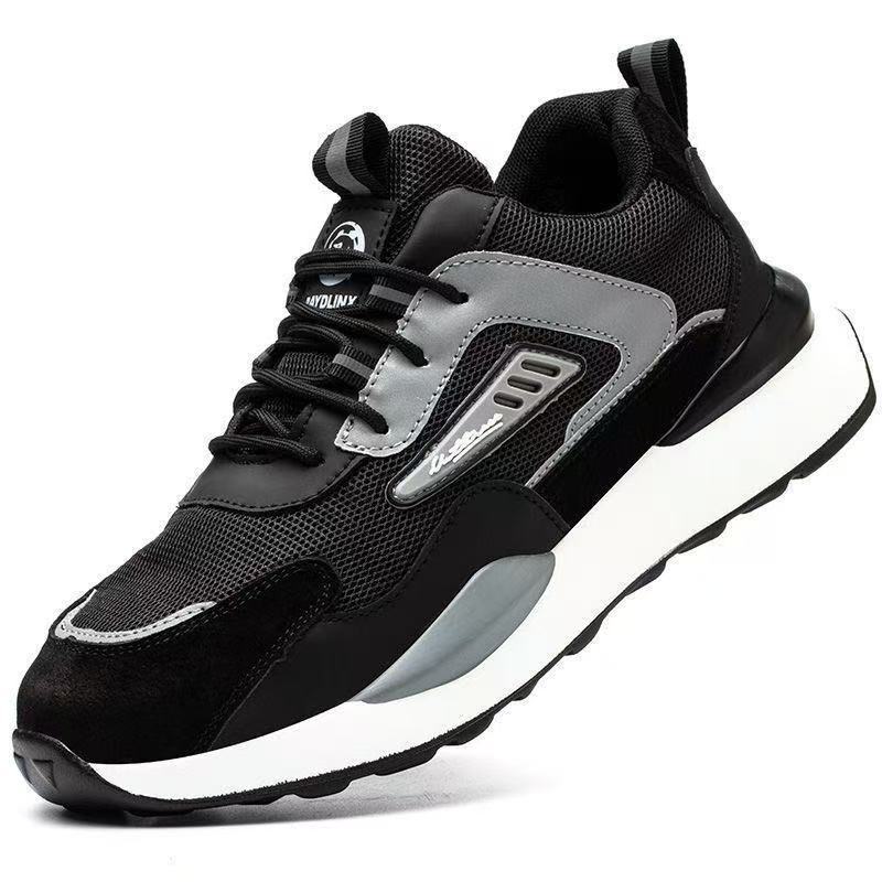 Safety Shoes for Work Man Air Cushion Work Shoes Lightweight Waterproof Steel Toe Sneakers Protection Anti Smashing Odor Proof 46 чёрный
Safety Shoes for Work Man Air Cushion Work Shoes Lightweight Waterproof Steel Toe Sneakers Protection Anti Smashing Odor Proof 46 чёрный