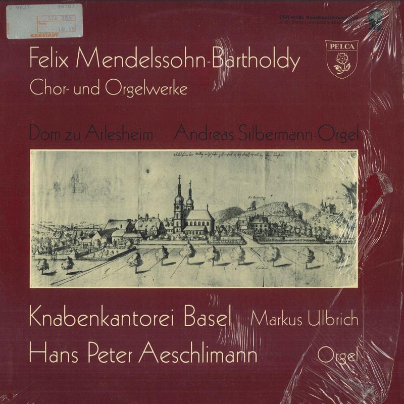 LP Record HANS PETER AESCHLIMANN MARKUS ULBR Mendelssohn Chor Und Orgelwerke PSR40585 PELCA 1978 Germany Classical Used
LP Record HANS PETER AESCHLIMANN MARKUS ULBR Mendelssohn Chor Und Orgelwerke PSR40585 PELCA 1978 Germany Classical Used