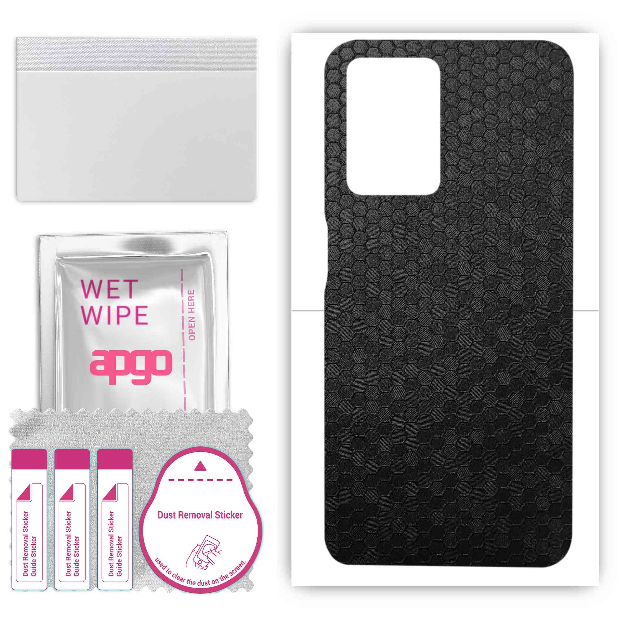 apgo Protective Skin Sticker for the back compatible with OnePlus Nord CE 2 Lite, Wrap Film, Foil, Vinyl - Pattern Black Honeycomb
apgo Protective Skin Sticker for the back compatible with OnePlus Nord CE 2 Lite, Wrap Film, Foil, Vinyl - Pattern Black Honeycomb