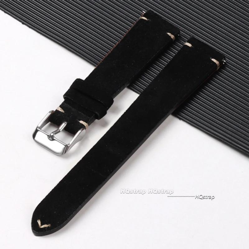 Genuine Suede Leather Watch Strap Quick Release Watchband Wristband 14mm 16mm 18mm 20mm 22mm Soft Vintage Brown Watchband 14mm чёрный
Genuine Suede Leather Watch Strap Quick Release Watchband Wristband 14mm 16mm 18mm 20mm 22mm Soft Vintage Brown Watchband 14mm чёрный