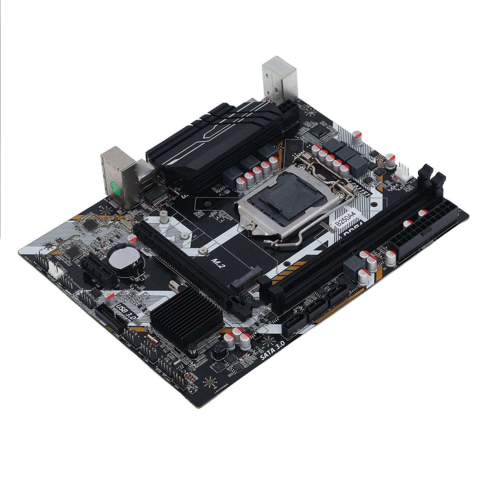 B250 Motherboard for LGA 1151 PCI E X16 Gen 3.0 DDR4 VGA M.2 ATX Gaming Motherboard with Metal Heat
B250 Motherboard for LGA 1151 PCI E X16 Gen 3.0 DDR4 VGA M.2 ATX Gaming Motherboard with Metal Heat