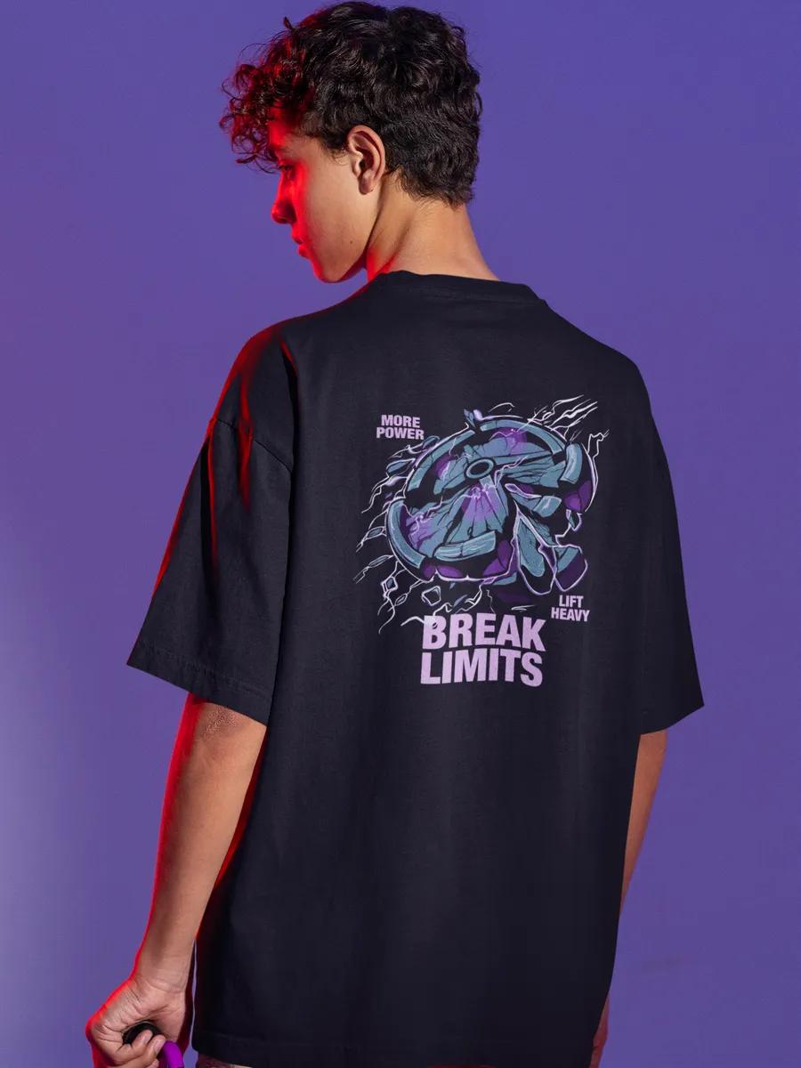 Oversized T-shirt with print for gym and workout XL
Oversized T-shirt with print for gym and workout XL