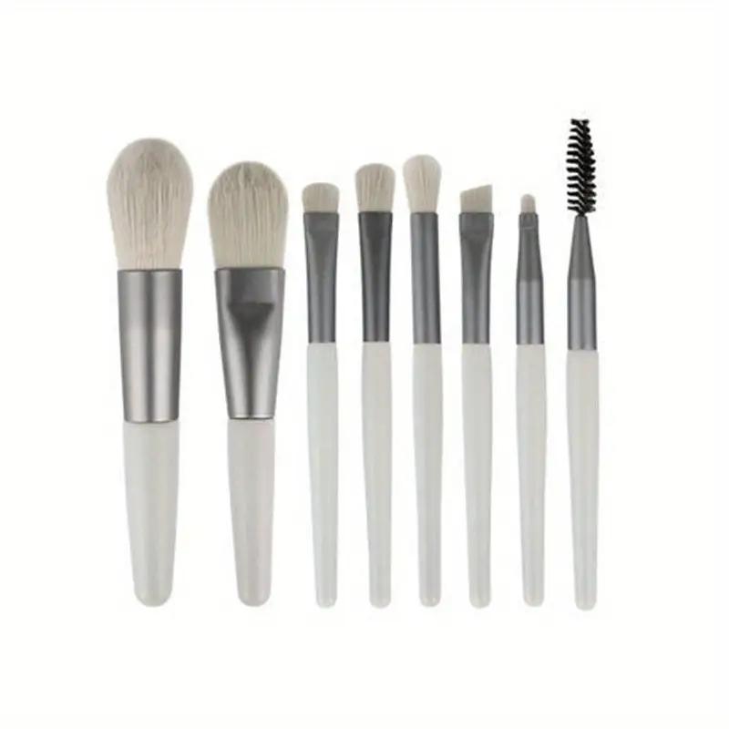 Набор из 8 мини-кистей для макияжа, кисти для румян, теней для век, аппликаторы для рассыпчатой пудры, косметические кисти, инструменты для макияжа серый
Набор из 8 мини-кистей для макияжа, кисти для румян, теней для век, аппликаторы для рассыпчатой пудры, косметические кисти, инструменты для макияжа серый