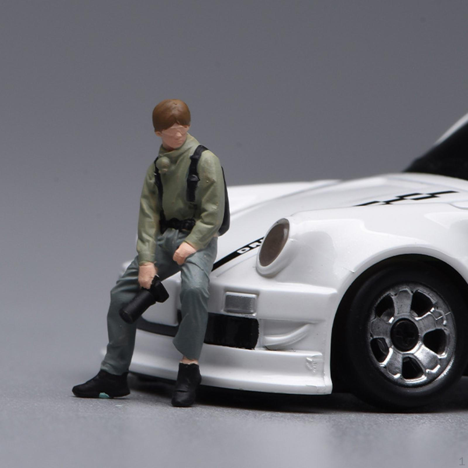 1/64 Scale Male Photographer Figurine, Miniature 3D Character for Decoration.
1/64 Scale Male Photographer Figurine, Miniature 3D Character for Decoration.