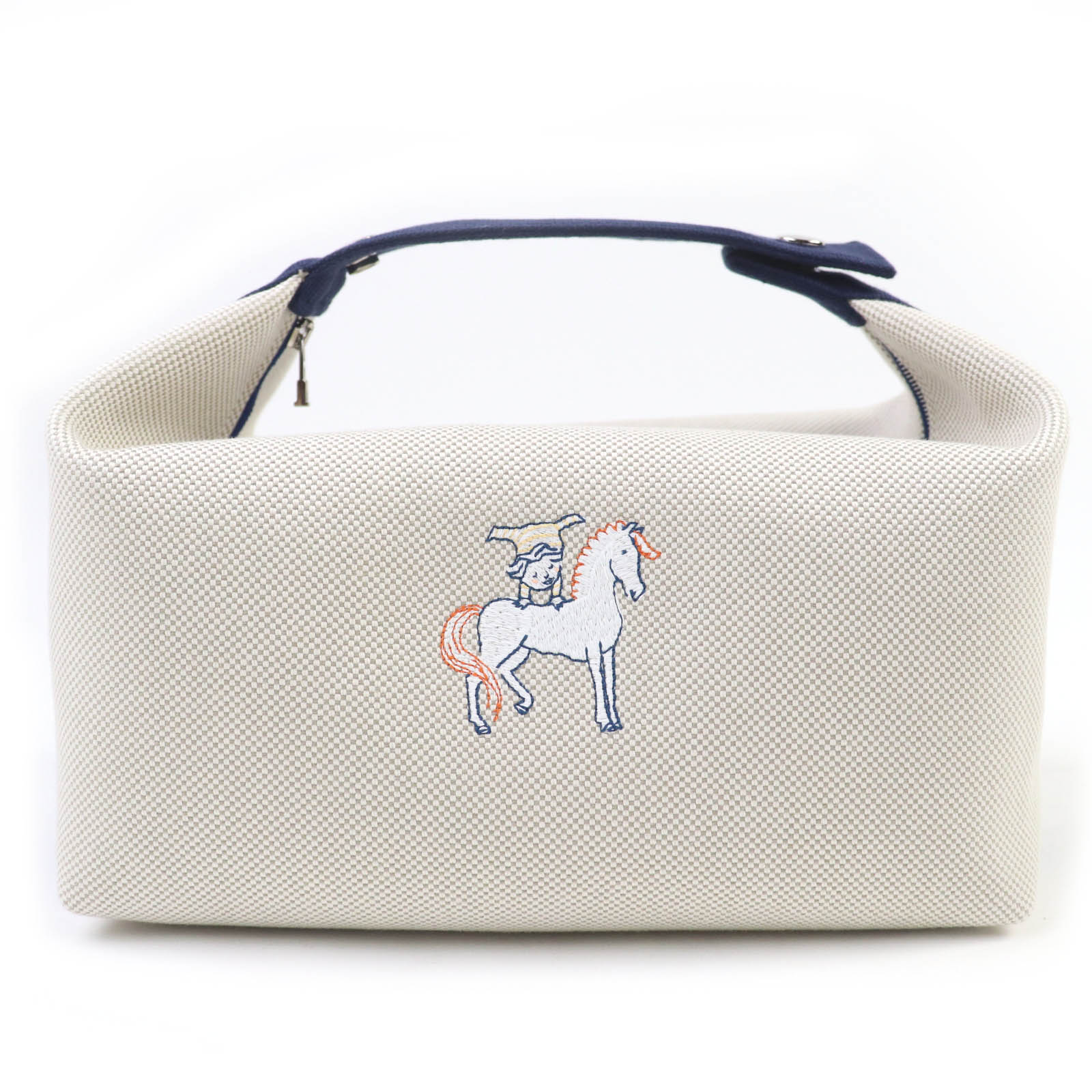 HERMES Handbag Bride a Black Cabriolet GM Serie button Griper Navy cotton Women Used
HERMES Handbag Bride a Black Cabriolet GM Serie button Griper Navy cotton Women Used
