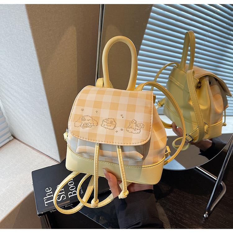 Backpack Women s Fashion Niche Design Sense Casual Student School Bag Bucket Bag Lightweight Travel Backpack жёлтый
Backpack Women s Fashion Niche Design Sense Casual Student School Bag Bucket Bag Lightweight Travel Backpack жёлтый