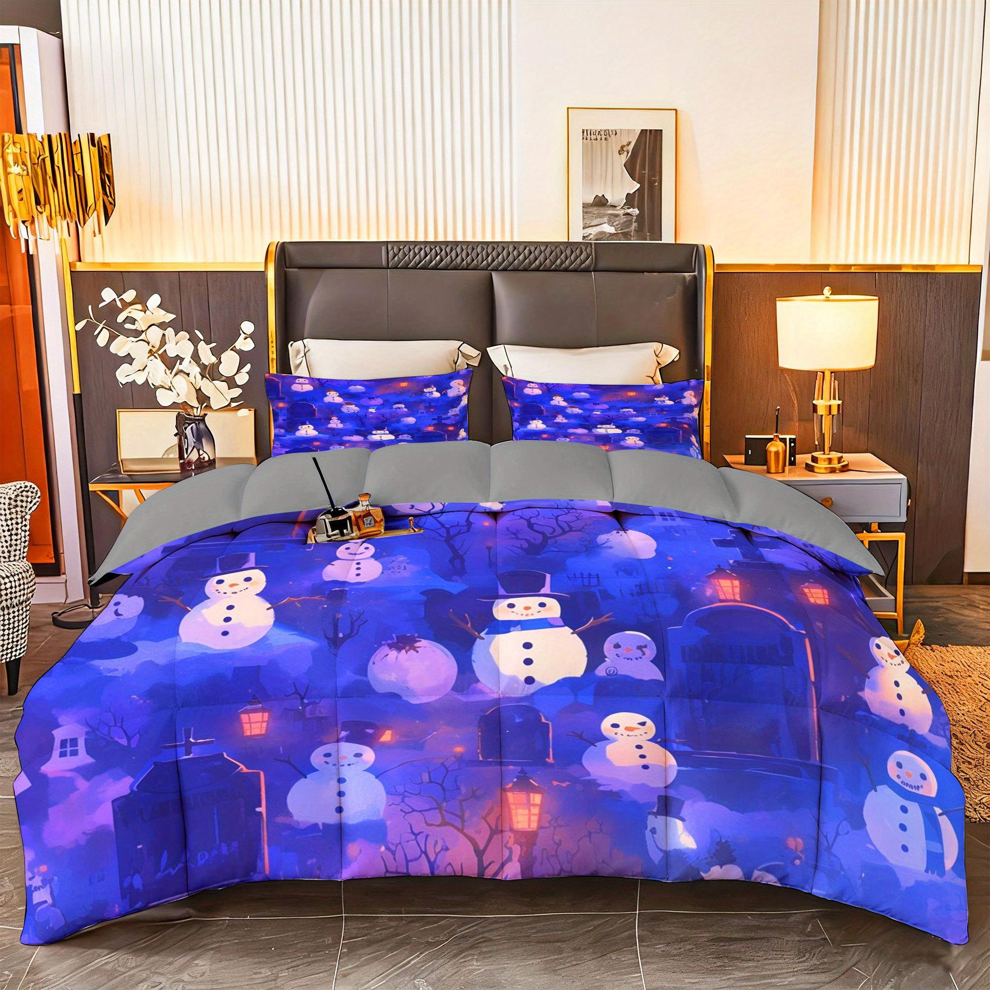 3 шт. Рождественский комплект постельного белья с принтом снеговика - Мягкий и уютный всесезонный микроволокно Гипоаллергенный Устойчивый к сминанию и выцветанию Легкий в уходе EU Twin(135x200cm)
3 шт. Рождественский комплект постельного белья с принтом снеговика - Мягкий и уютный всесезонный микроволокно Гипоаллергенный Устойчивый к сминанию и выцветанию Легкий в уходе EU Twin(135x200cm)