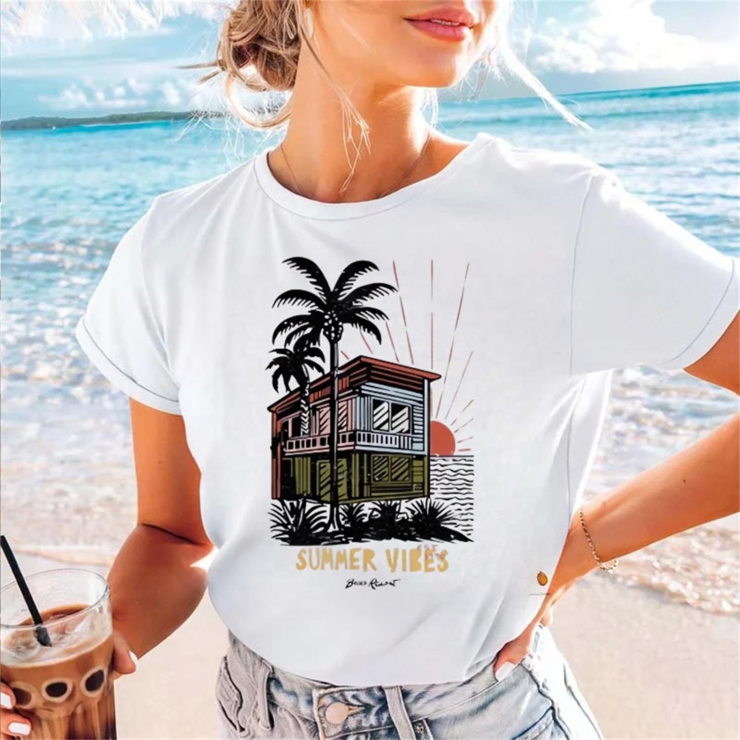 Retro Harajuku Short Sleeved Seaside Vacation Fun Round Neck Popular Women s 90s Trend Casual Cute Regular Top Summer T-Shirt XXXXXL білий
Retro Harajuku Short Sleeved Seaside Vacation Fun Round Neck Popular Women s 90s Trend Casual Cute Regular Top Summer T-Shirt XXXXXL білий