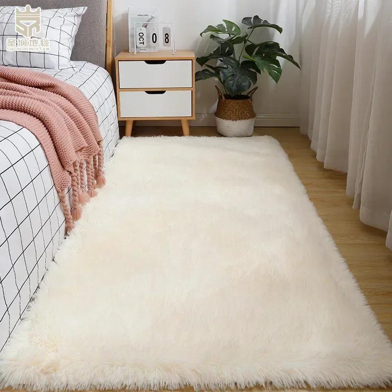 Solid Color Silk Wool Bedside Blanket for Girls Ins Bedroom Plush Carpet Silicone Non Slip Bottom Living Room Carpet Cute Rug 40x 60cm темно-коричневого кольору
Solid Color Silk Wool Bedside Blanket for Girls Ins Bedroom Plush Carpet Silicone Non Slip Bottom Living Room Carpet Cute Rug 40x 60cm темно-коричневого кольору