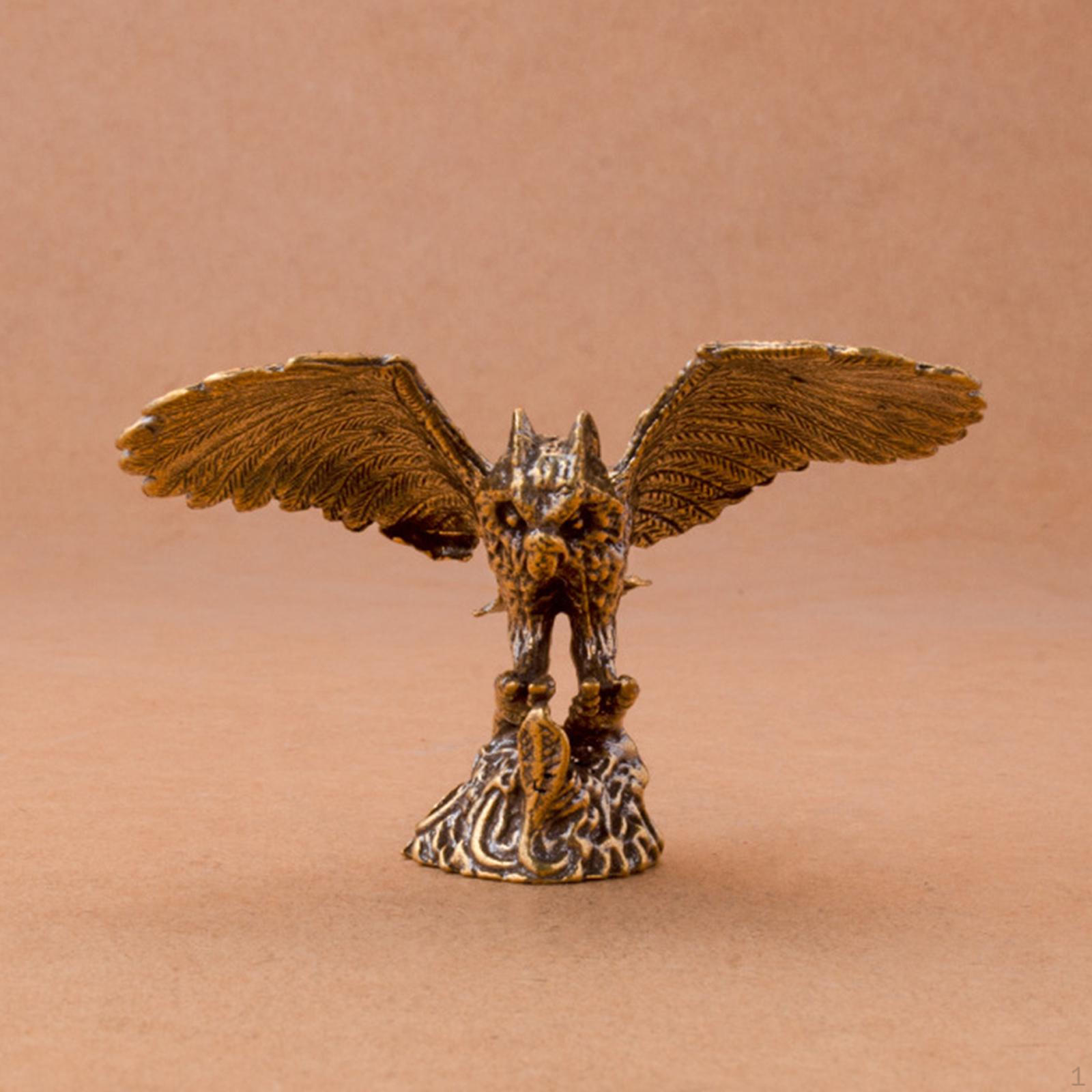 Eagle Figurine Brass Free Stand Statue Feng Shui Animal for Office Home
Eagle Figurine Brass Free Stand Statue Feng Shui Animal for Office Home