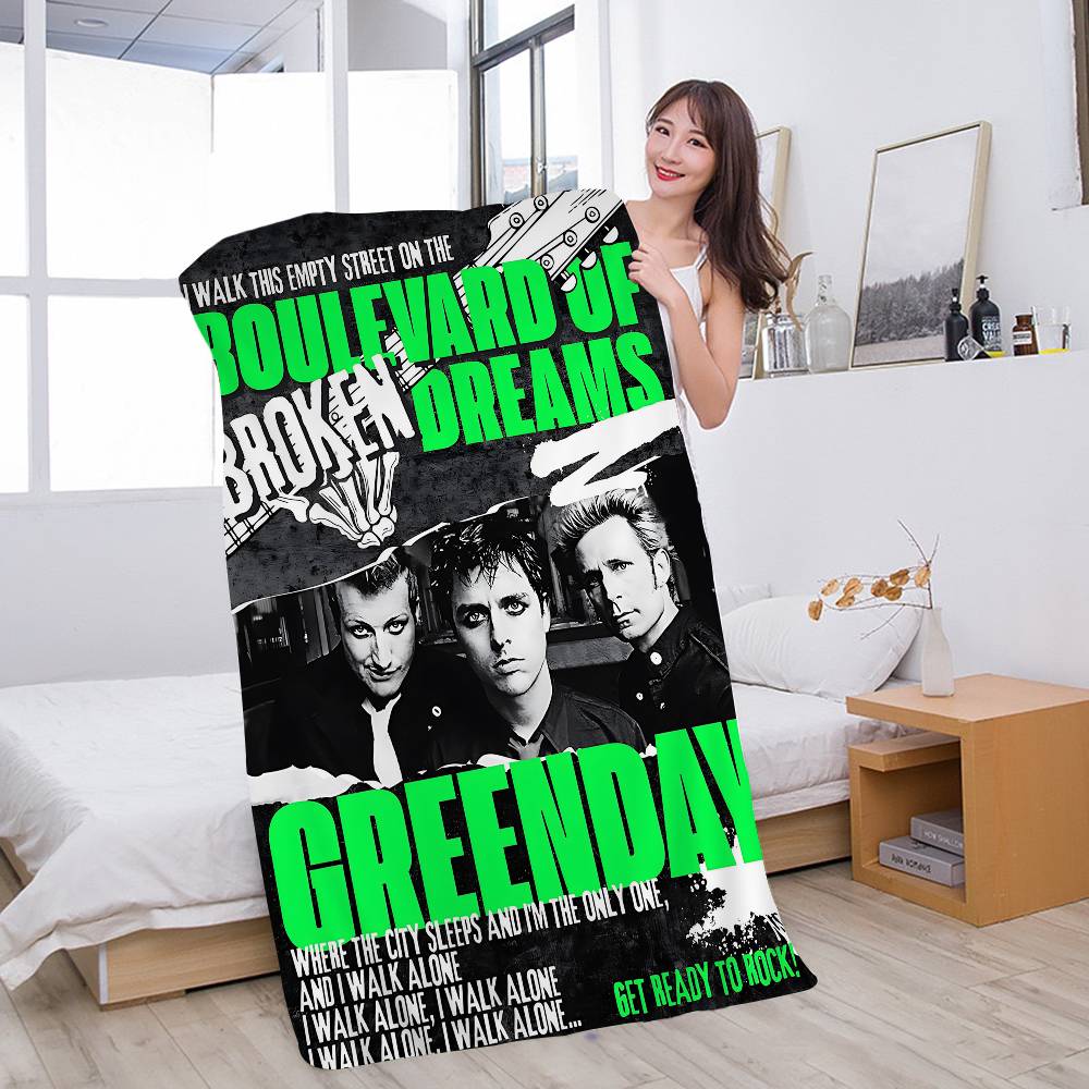 Green Day Music Rock Band Microfiber Printed Beach Towel Mountain Climbing Yoga Beach Swimming Running Absorbent Soft Towel W40*H60(CM)
Green Day Music Rock Band Microfiber Printed Beach Towel Mountain Climbing Yoga Beach Swimming Running Absorbent Soft Towel W40*H60(CM)