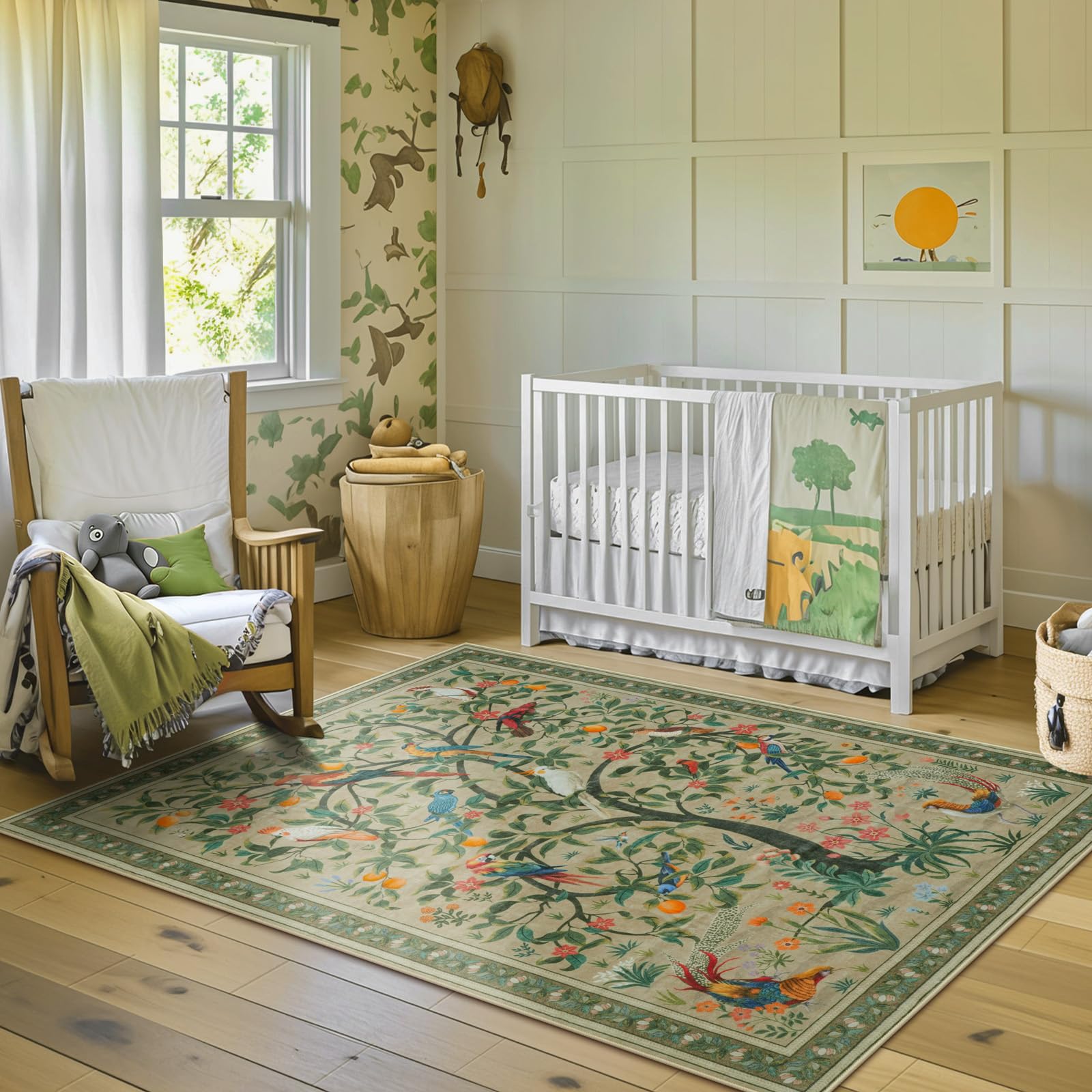 Boho-style Floral Bird Designs Carpet Living Room Decor Sofa Rug Bedroom Bedside Soft Rug Kitchen Dining Area Floor Mat Washable 40X60cm
Boho-style Floral Bird Designs Carpet Living Room Decor Sofa Rug Bedroom Bedside Soft Rug Kitchen Dining Area Floor Mat Washable 40X60cm