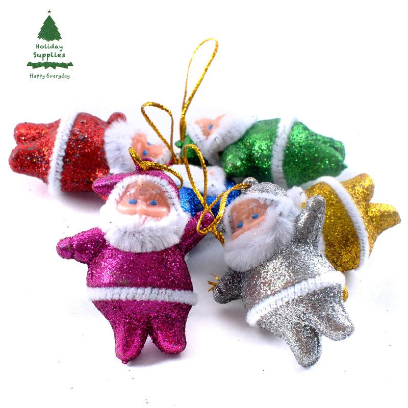 6pcs Christmas tree decorations Christmas tree pendants Santa Claus pendants mixed with 6 colors Christmas decorations.
6pcs Christmas tree decorations Christmas tree pendants Santa Claus pendants mixed with 6 colors Christmas decorations.