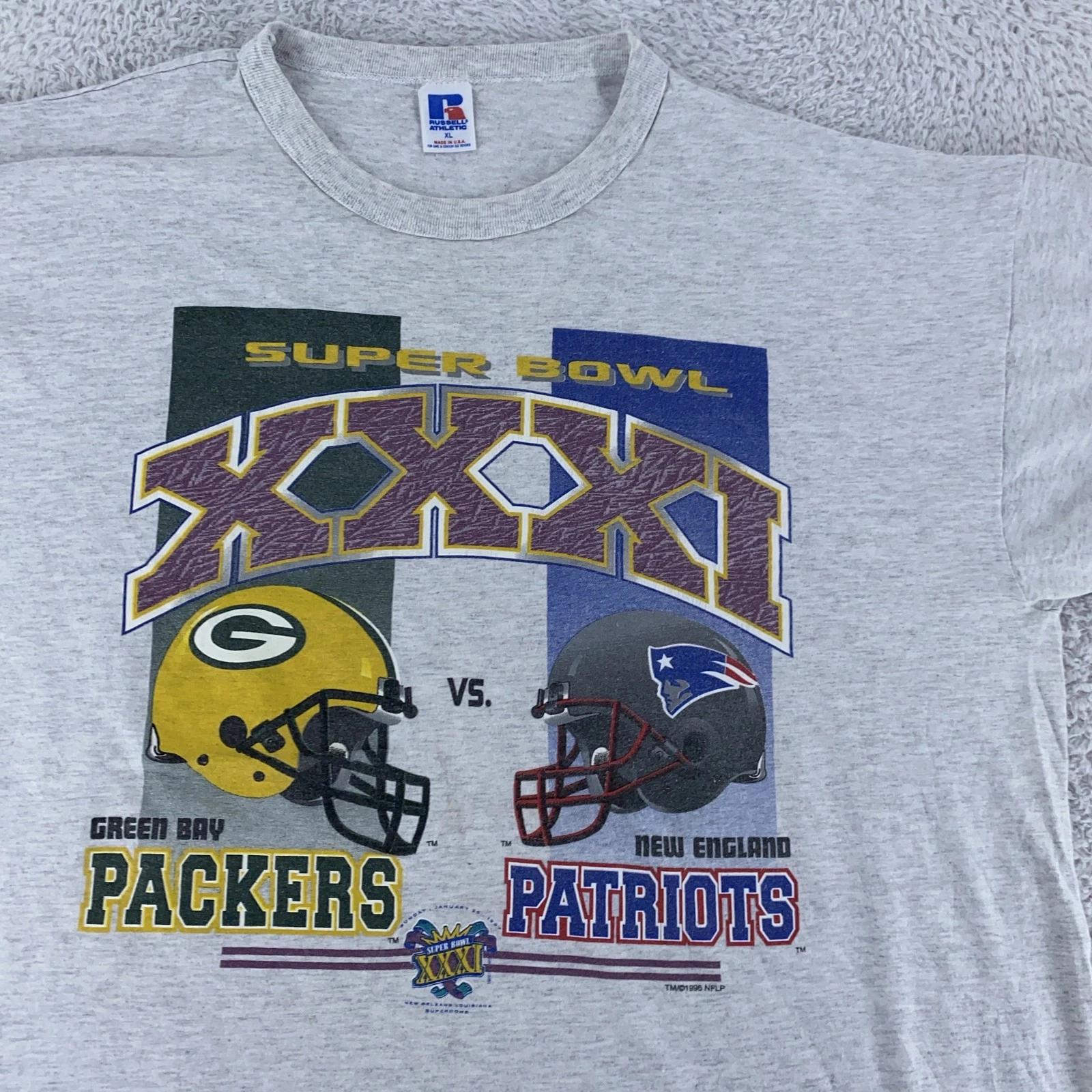 Vintage Green Bay Packers Shirt Mens XL Super Bowl XXXI NFL Football 90s Tee 4XL
Vintage Green Bay Packers Shirt Mens XL Super Bowl XXXI NFL Football 90s Tee 4XL