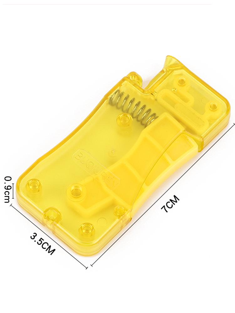 Удобный для пожилых людей инструмент для заправки нити при ручном шитье и вышивке крестиком жёлтый
Удобный для пожилых людей инструмент для заправки нити при ручном шитье и вышивке крестиком жёлтый