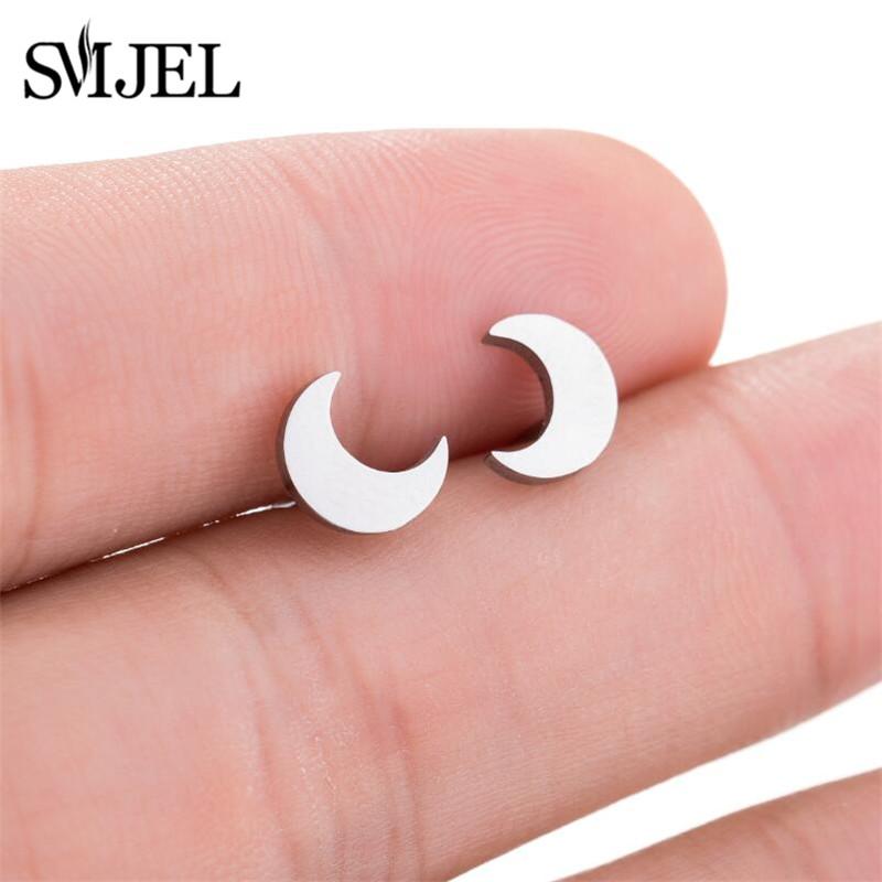 Punk Stainless Steel Stud Earrings for Women Men Small Black Fashion Puzzle Love Letter Paw Leaf Earings Bee Ear Pendientes Gold Color Plated
Punk Stainless Steel Stud Earrings for Women Men Small Black Fashion Puzzle Love Letter Paw Leaf Earings Bee Ear Pendientes Gold Color Plated